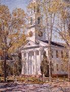 Childe Hassam Church at Old Lyme painting